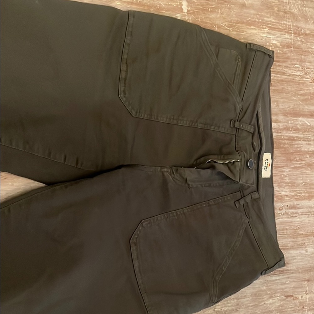 Men's Breyer Relaxed Dark Green Utility Pants